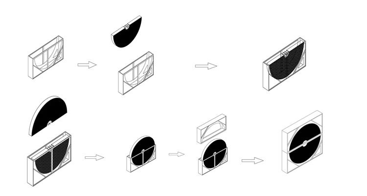 Enthalpy wheel installation